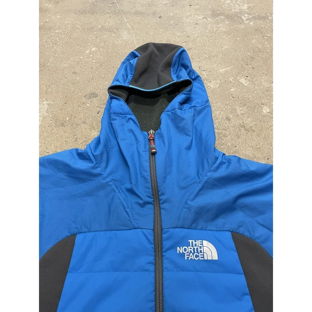 The North Face Jacket Mens Large Blue Black Summit Series Seven Summits‎ Hooded